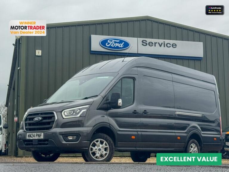 2024 Ford Transit XLWB L4H3 [SOLD SM] High Roof Jumbo Limited 350 Air Con 170ps Alloys Camera Pan...