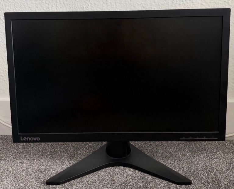 Lenovo Computer Monitor – Black, Good Condition
