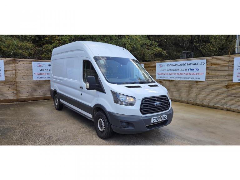 FORD TRANSIT VAN 2.0 350 EcoBlue White Manual Diesel 2019 Repairable Damaged