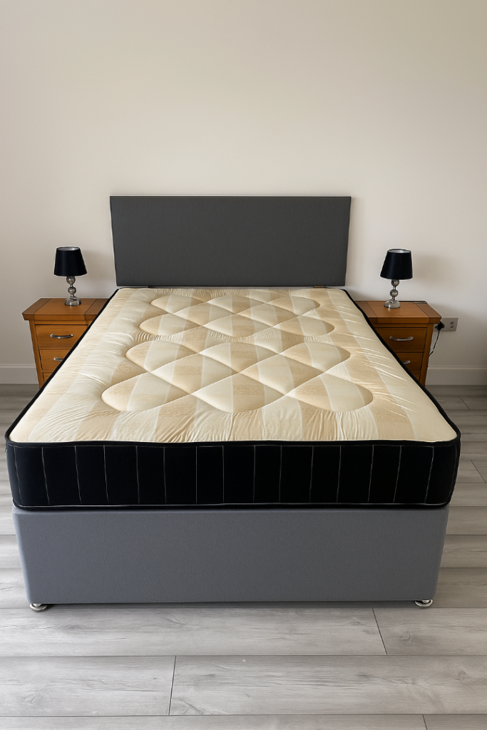 image for High-Quality Divan Bed with Memory Foam – All Sizes Available, Perfect for Any Room