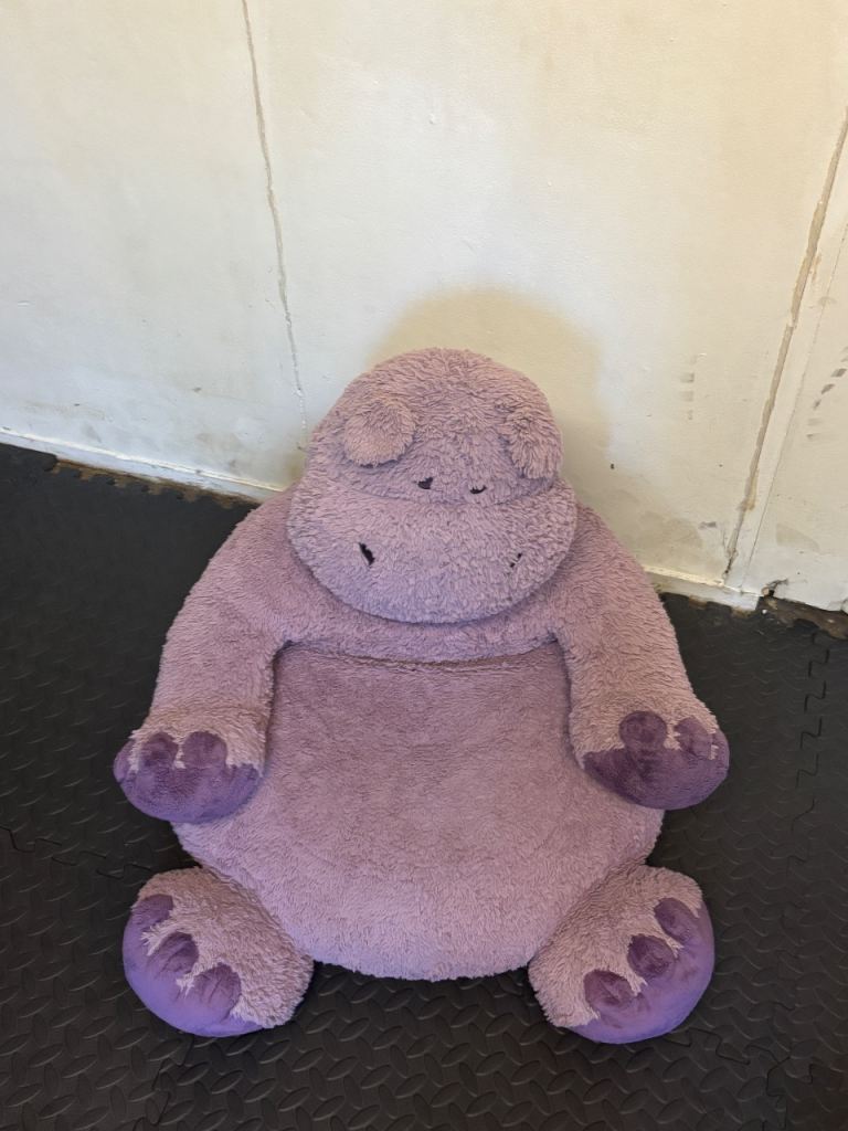 Children’s small teddy chair