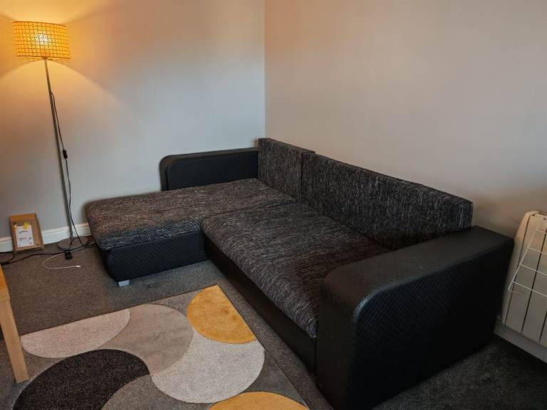 L-Shape sofa cum bed 