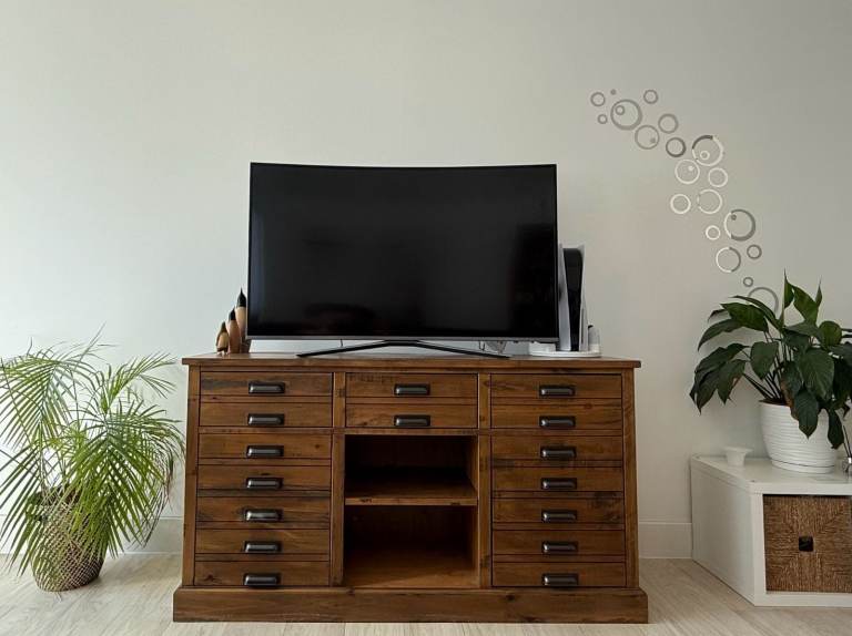 Cabinet | Rustic Apothecary-Style Solid Wood | 150cm | Matching Bookcase Available | NW London
