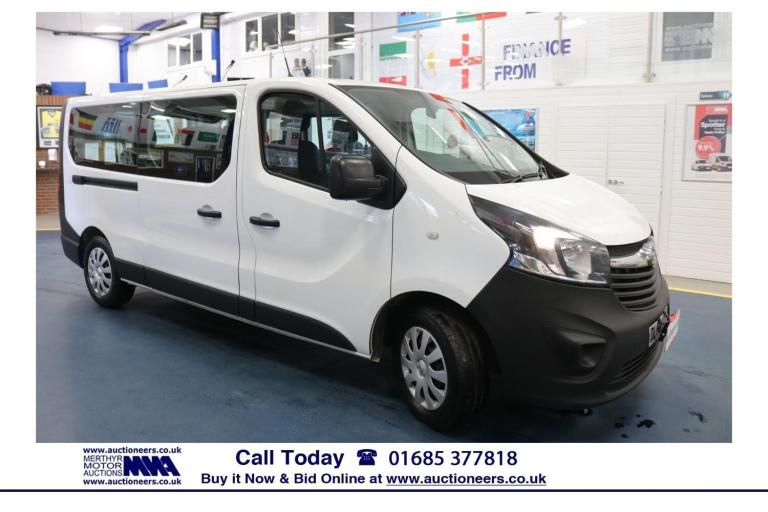 2018 Vauxhall Vivaro S/S 1.6CDTI 120PS L2 LWB 9 SEAT MINIBUS (EURO 6) -------------------------- ...
