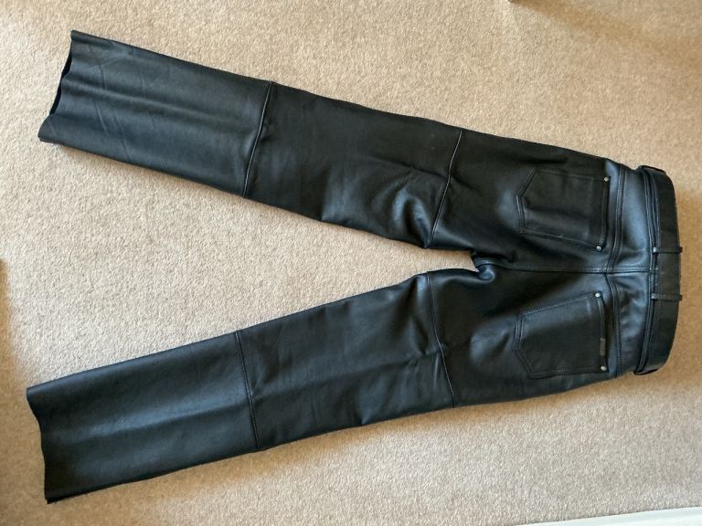 Harley Davidson leather trousers
