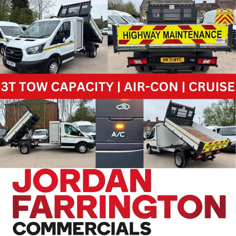 2021 FORD TRANSIT 350 TOOLPOD TIPPER RWD DRW ONE STOP ALLOY BODY**MASSIVE SPEC**