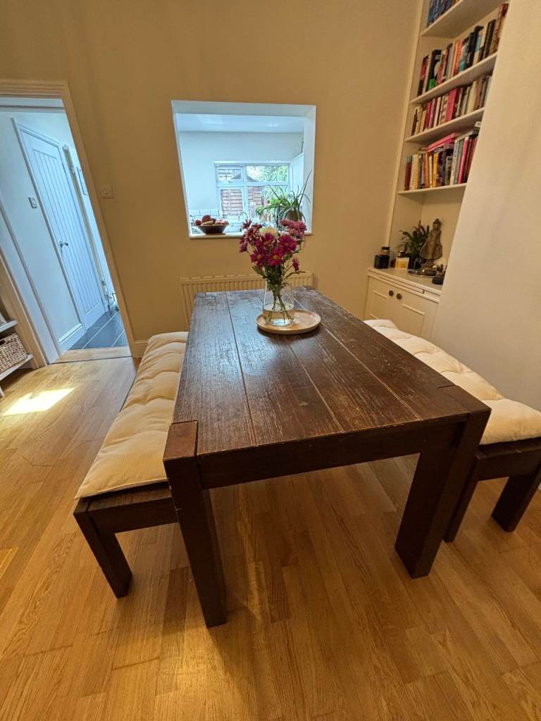 Dining Table & 2 benches