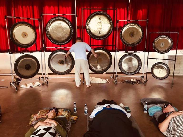  Gong Bath in Guildford in Merrow Village Hall on 5th July