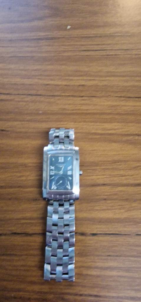 Stylish Silver Rectangular Watch – Good Condition