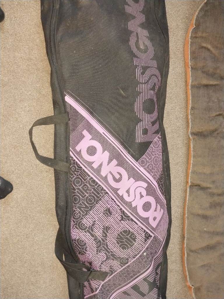 Snowboard with bindings 