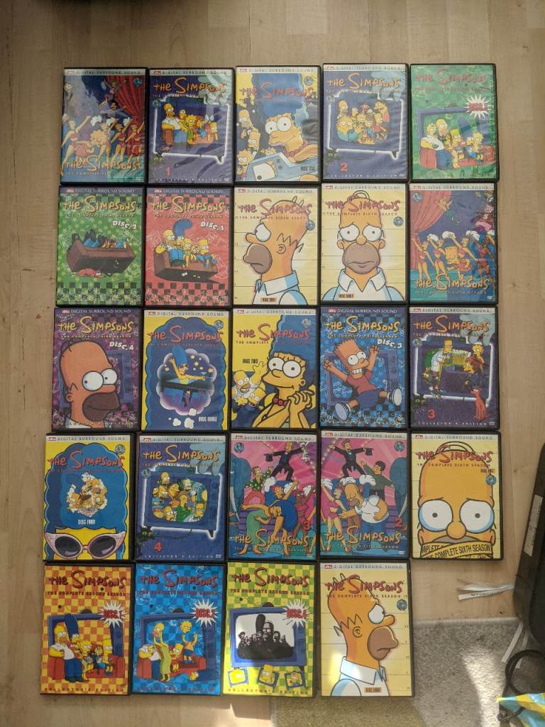 The Simpsons DVD joblot bundle 