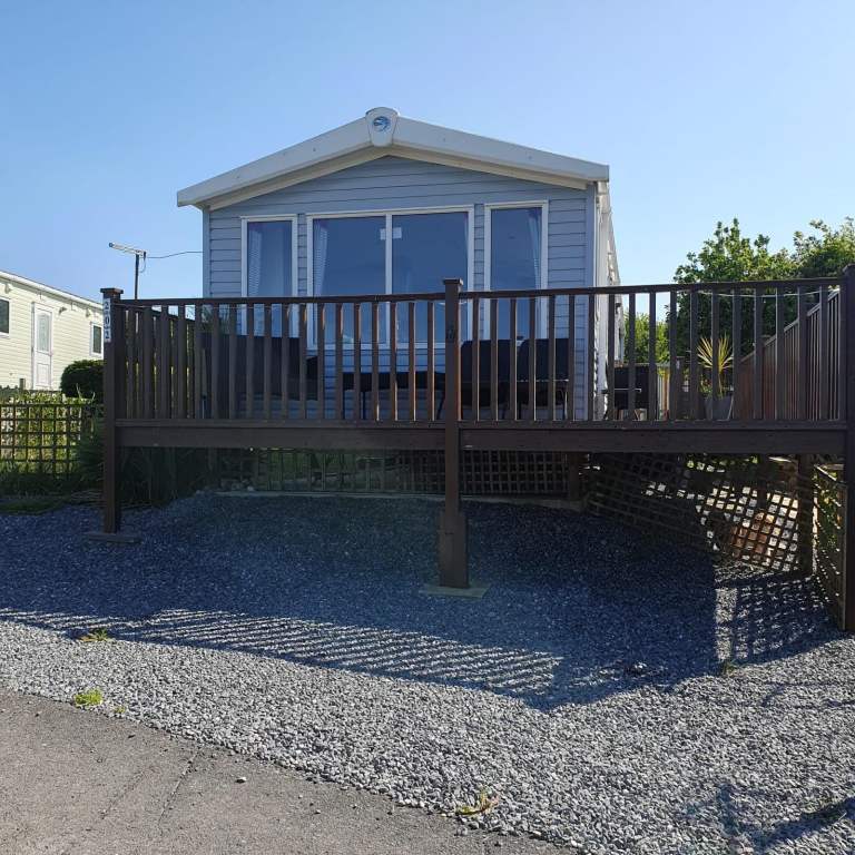 Bordeaux 2014 static caravan with amazing views