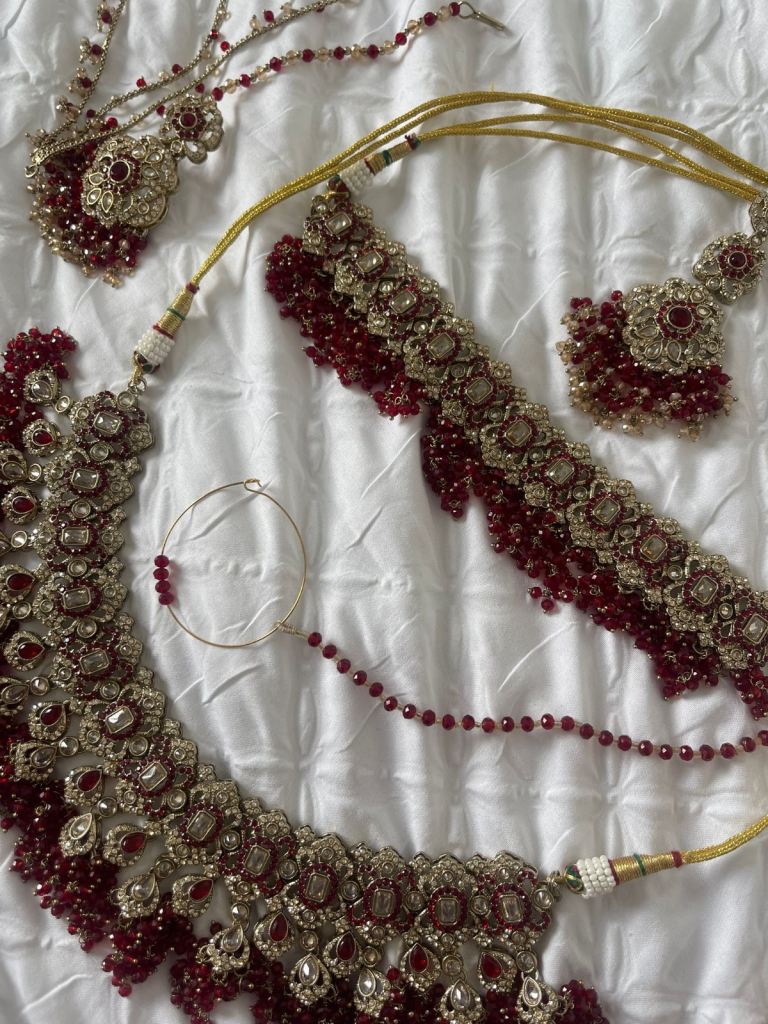 Full bridal jewellery baraat set 