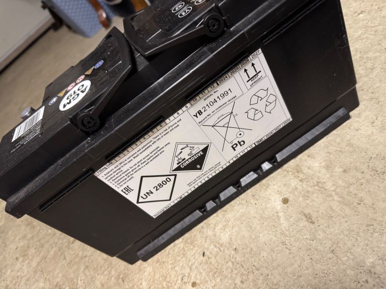 12V AGM019 Stop/Start Car Battery - Halfords