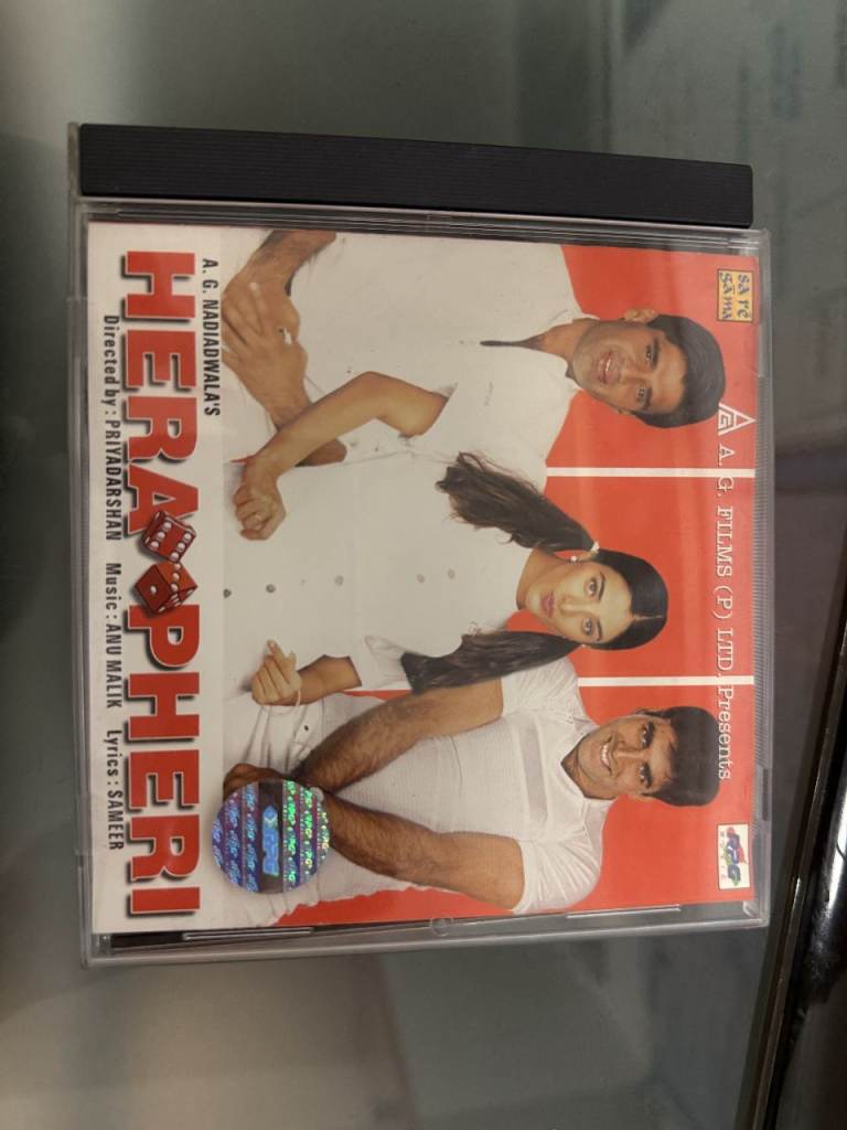 Hera Pheri Indian Asian Hindi Bollywood Movie Soundtrack Songs Music CD ref 14