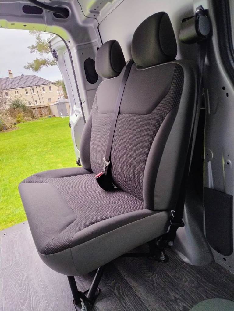 Transit van double seats with seatbelts