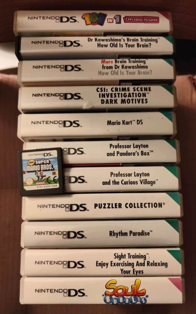 Nintendo DS games - Mario Kart, New Super Mario Bros, etc