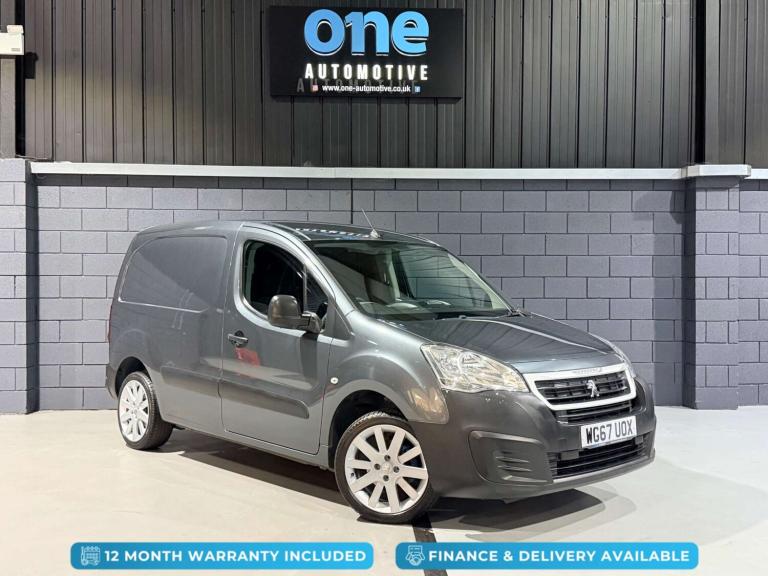 2017 Peugeot Partner 850 1.6 BlueHDi 100 Professional Van [non SS] PANEL VAN DIESEL Manual