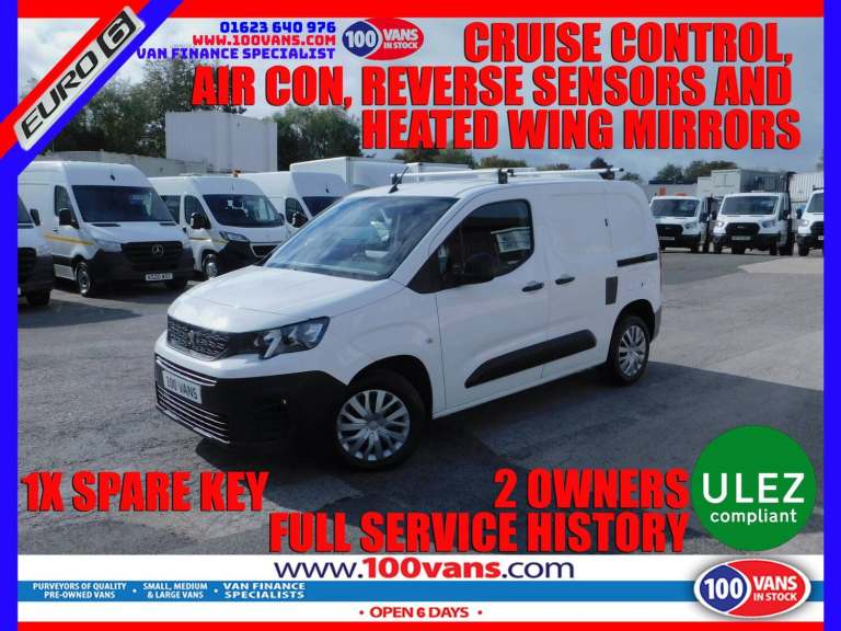 2020 Peugeot Partner DEPOSIT TAKEN, GOING OUT SOON PANEL VAN Diesel Manual