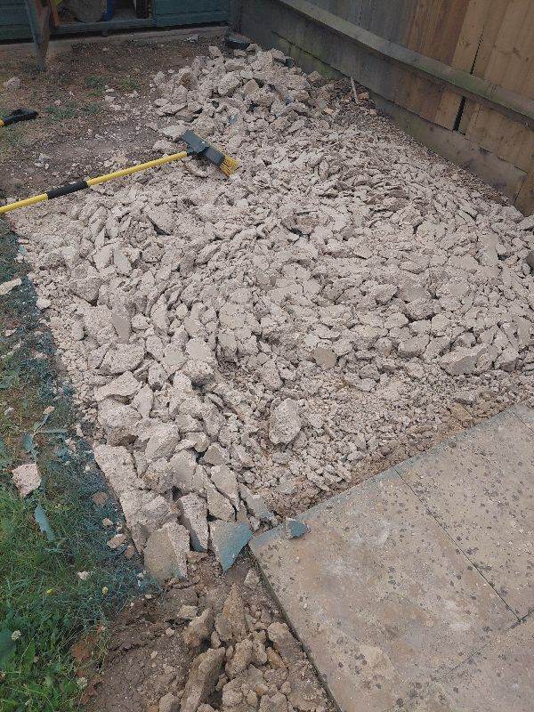 Broken Concrete Rubble for Hardcore / Sub-base