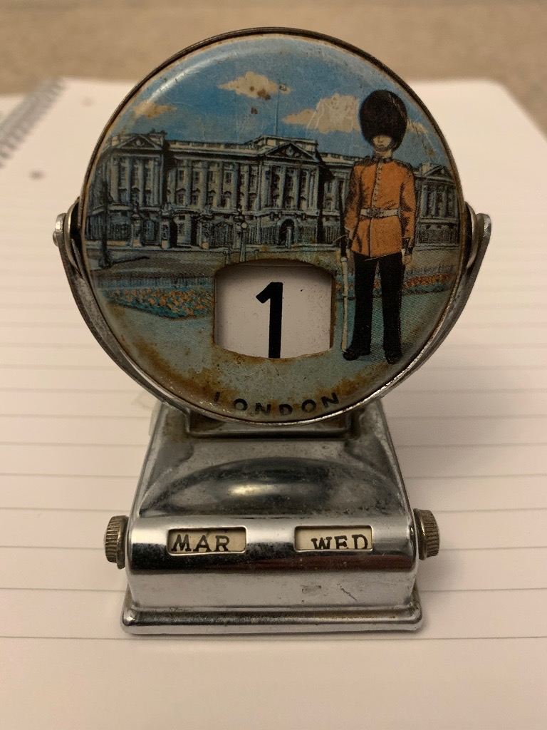 Rare collectible Vintage Daysun London calendar 