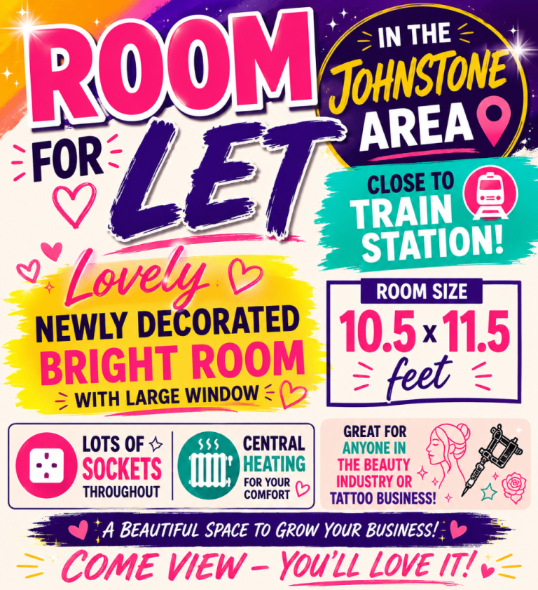 Room to let 