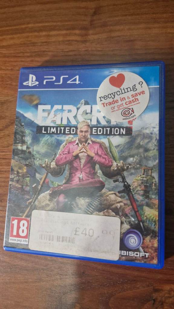 Far Cry 4 Limited Edition PS4 Game – Excellent Condition