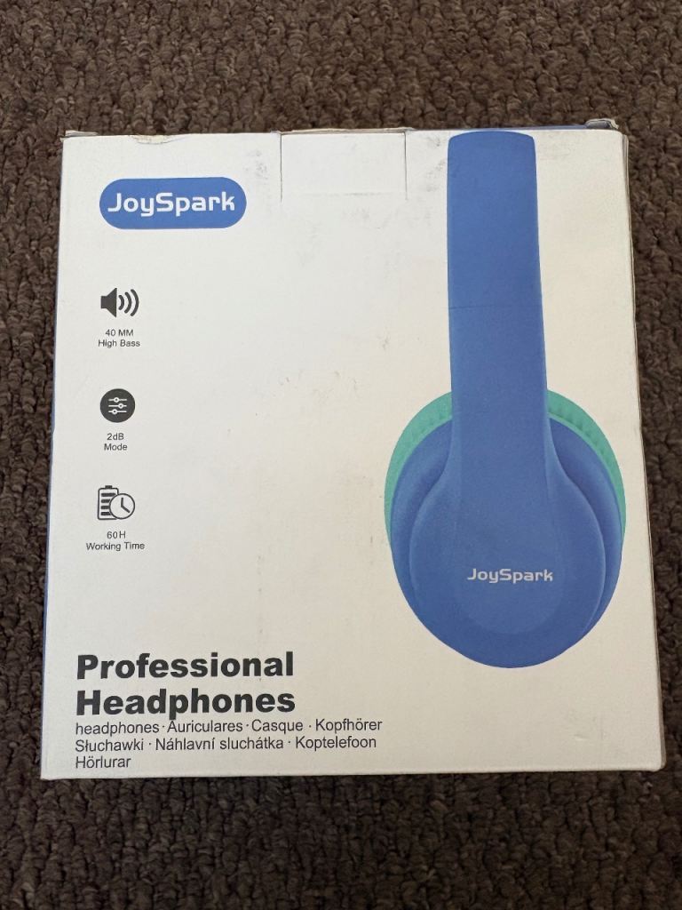 JoySpark T5 Professional Wireless Headphones - New Blue/Green
