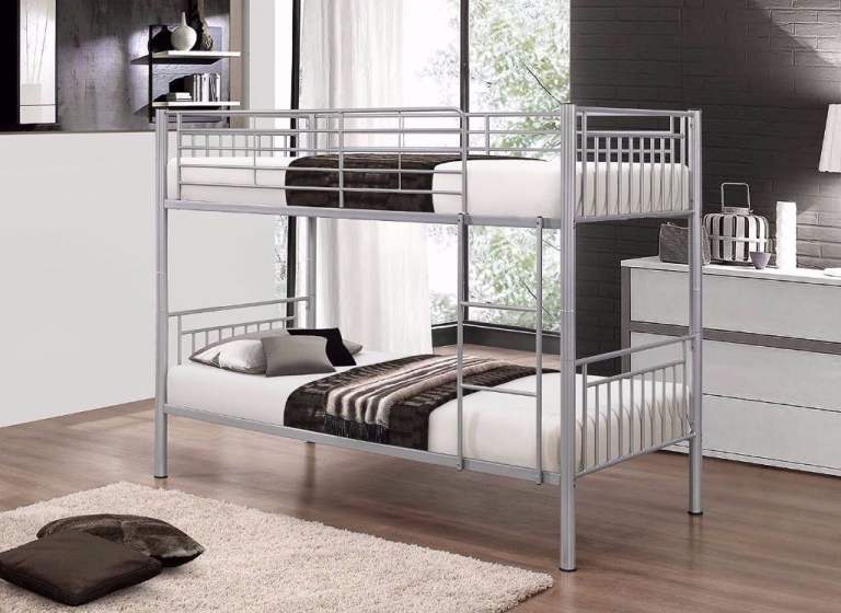Fantastic Deal! Single Metal Bunk Bed - Comfy Bed | 25% Extra Discount - Free Delivery COD ! ** 