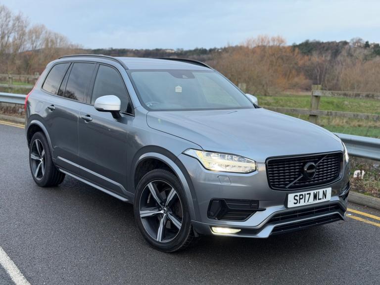 2017 VOLVO XC90 2.0 D5 POWERPULSE R DESIGN AWD AUTO GREY 7 SEATS 1 OWNER