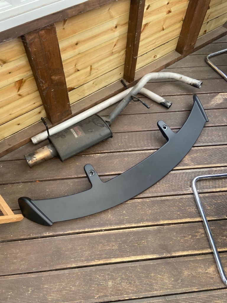 Sporttex box exhaust system and spoiler £50