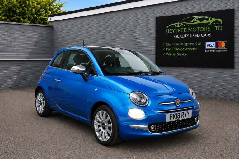 2018 Fiat 500 1.2 Mirror Hatchback 3dr Petrol Manual Euro 6 (s/s) (69 bhp)