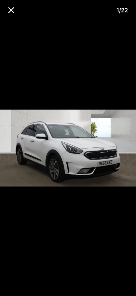 2018 KIA NIRO 1.6 GDI HYBRID 3 DCT 5 DOOR HATCHBACK AUTO PETROL ELECTRIC 