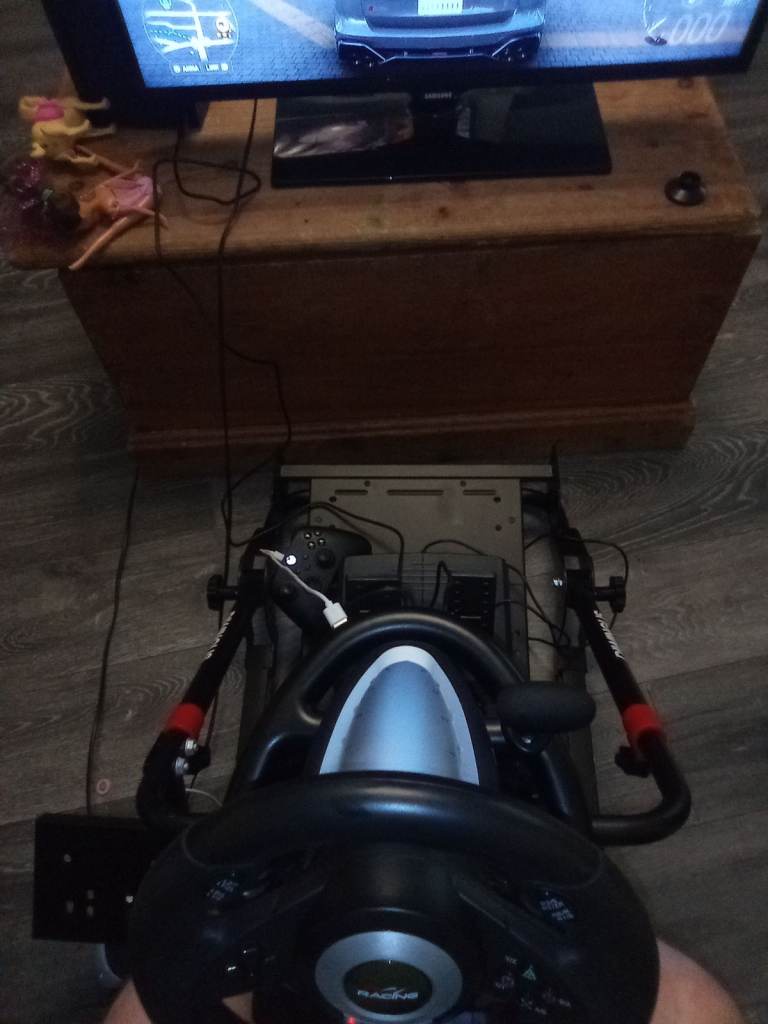 XR Racing V2 Steering Wheel & Pedals - Good Condition