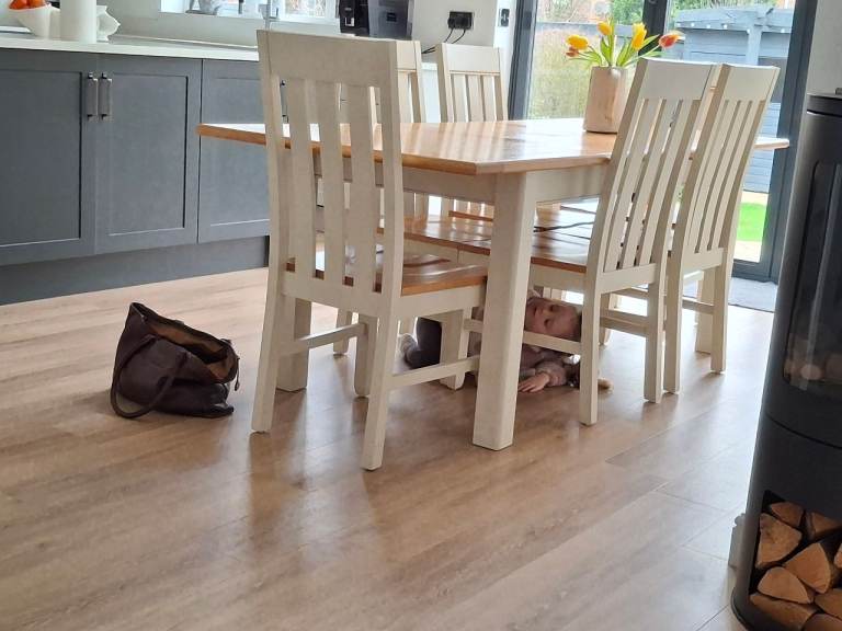 Dining table and chairs 