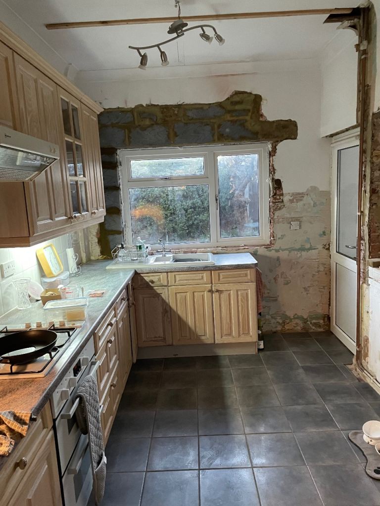 Limed Oak Kitchen Units