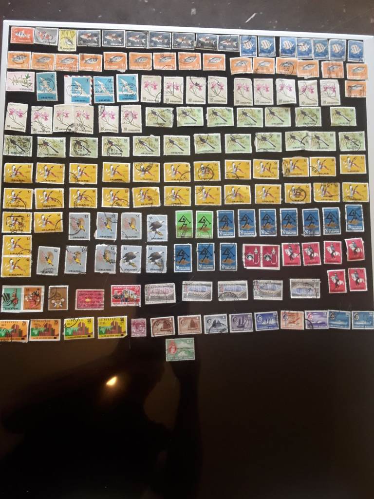 Singapore stamp collection 