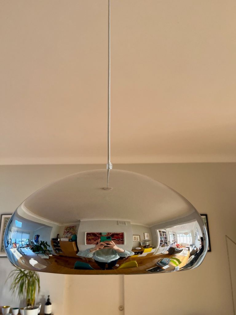 Habitat Rock Chrome Pendant Light 