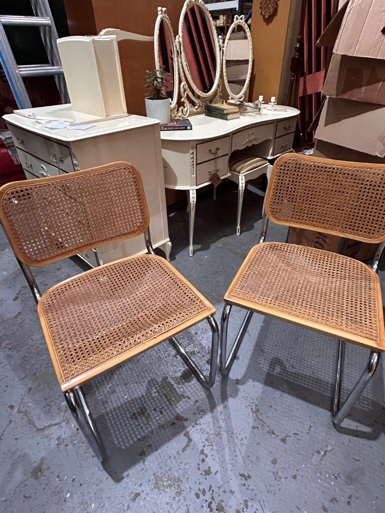 Two Marcel Breuer Cesca Chairs £100 Each