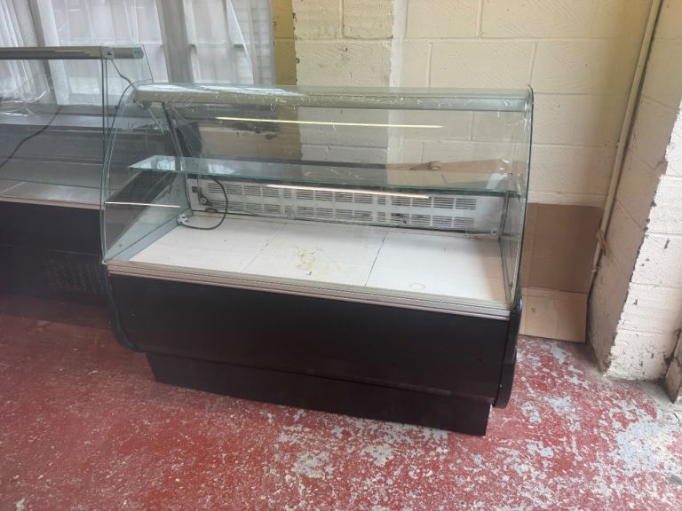 Black Glass Display Chiller Cabinet – Good for Shop or Catering