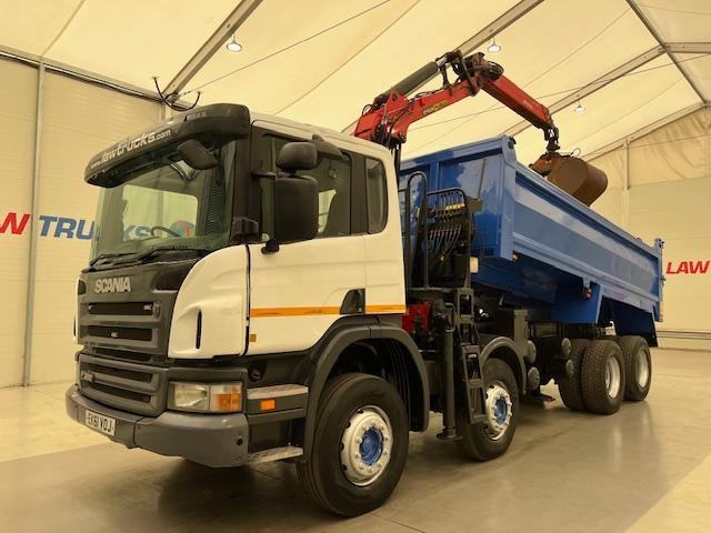 Scania P360 8x4 Steel Tipper Grab Manual