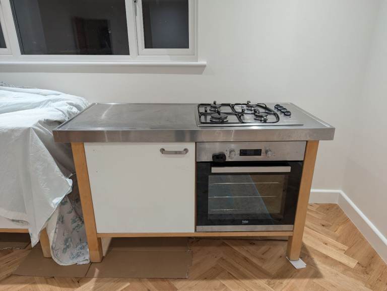 IKEA Varde freestanding kitchen sink and oven units