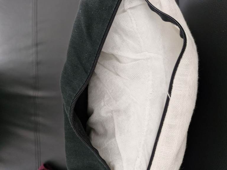 Alphabet "C" scarf and cushion in very good condition 