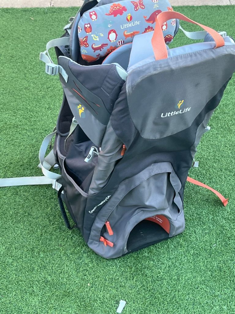 LittleLife Cross Country S3 Child Carrier – Grey Backpack