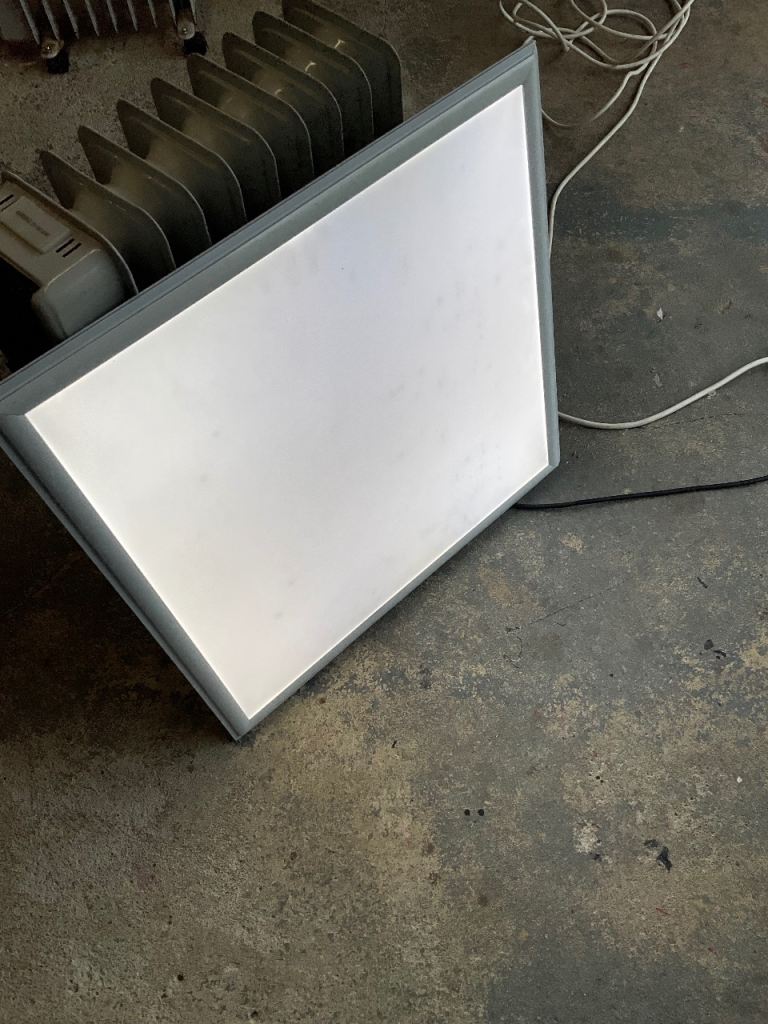 Panel LED lights. 