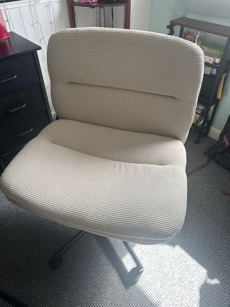  Beige Desk Chair – XL Size