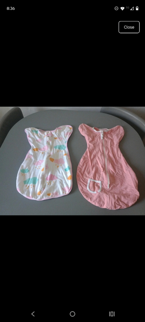 Bundle of Girls Baby Clothes 0-3 Months – Sleepsuits, Bodysuits, Sleeping Bags, puddle suit. ONO