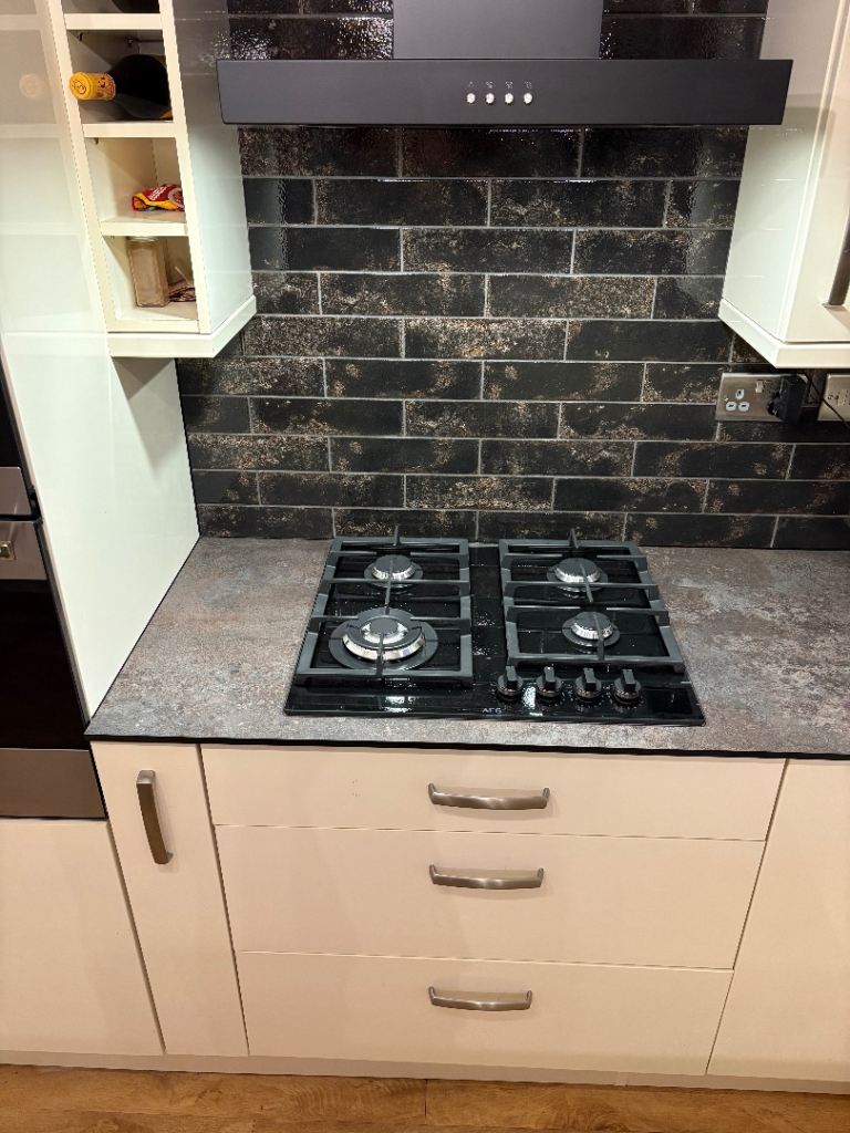 Cafe Black Brick Shaped Wall Tiles 7 x 28cm each tile