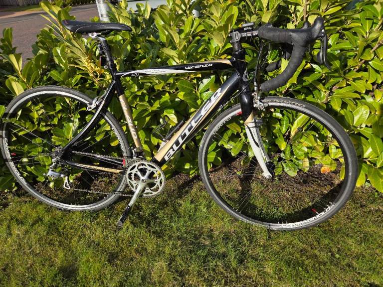 BUTLER 6061 Road Bike - Black & Gold, Good Condition