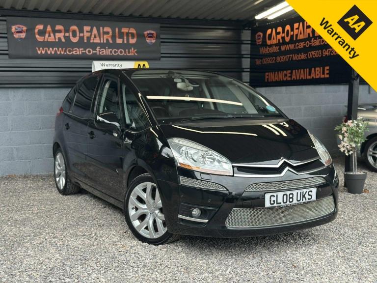 CITROEN C4 PICASSO 2.0 HDi Lounge Black Auto Diesel 2008+NEW CAMBELT+PUMP DONE!